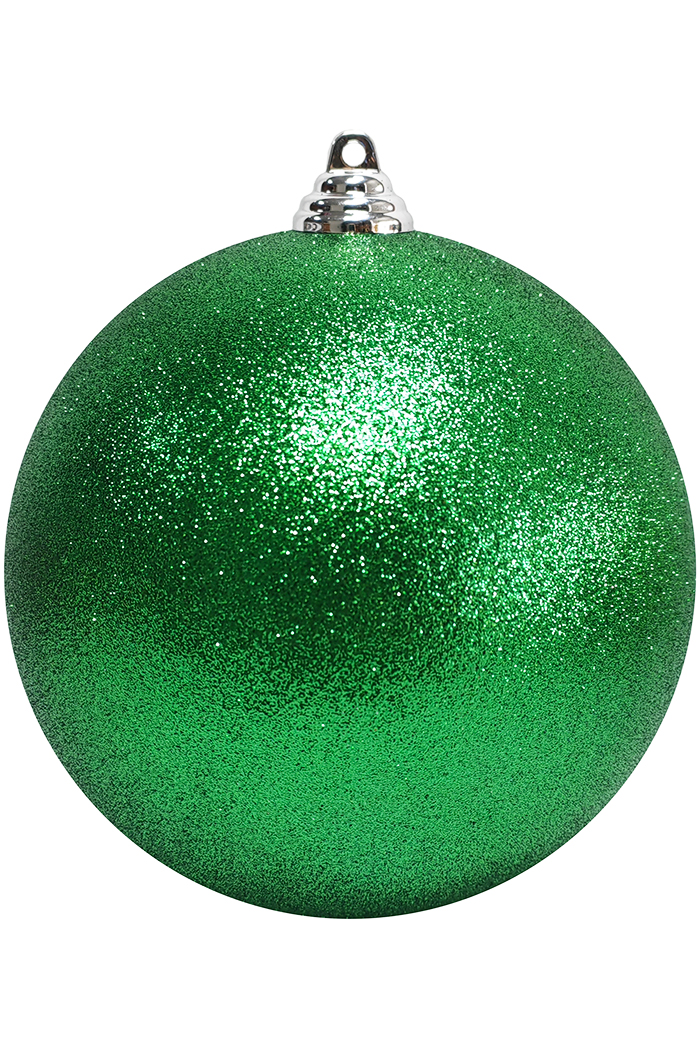 Пластиковый шар Искристый от 11,5 до 50 см зеленый